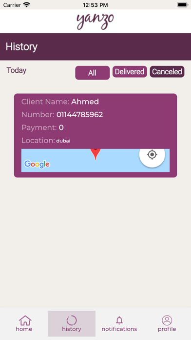 Yanzo Delegate Screenshot
