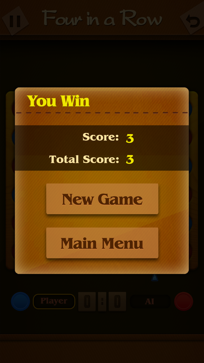 Four in a Row-Ninth Game