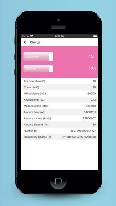 All unit converter calculator Screenshot