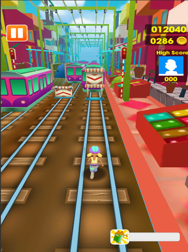 ‎Rush Runner Train Surf 3D Screenshot