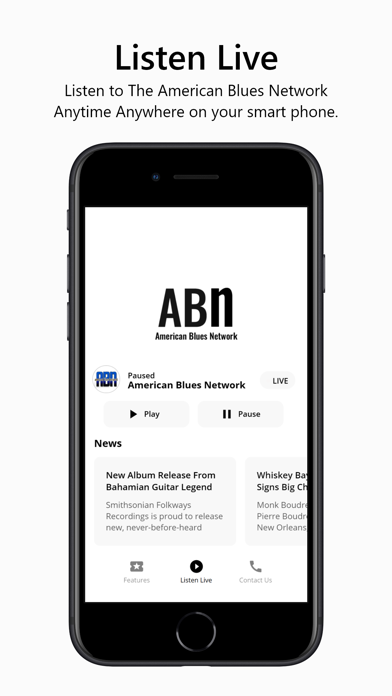 American Blues Network Screenshot