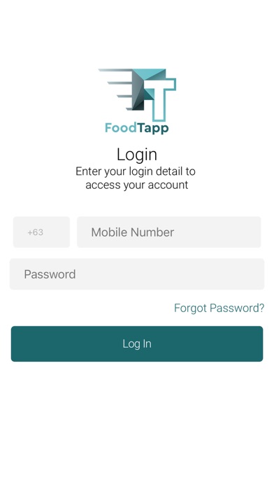 FoodTapp PH Partner App Screenshot