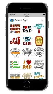 father's day fun stickers iphone screenshot 1