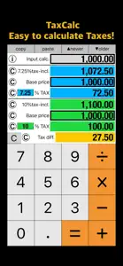 TAX calculator - iTaxCalc screenshot #1 for iPhone