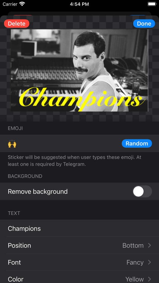 #3. Sticker Maker for Telegram (iOS) 由: Nikita Starshinov