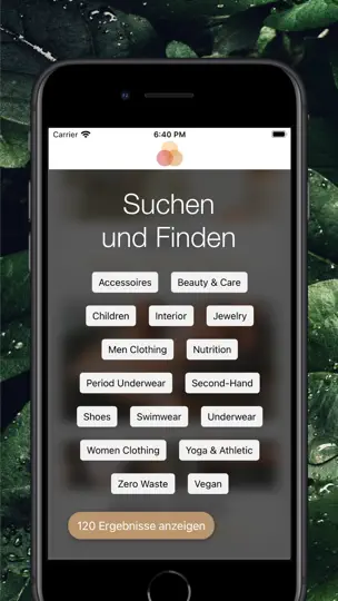 Screenshot von ShopFair auf dem iPhone 3
