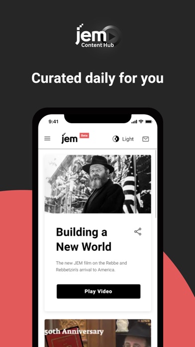 JEM Content Hub Screenshot