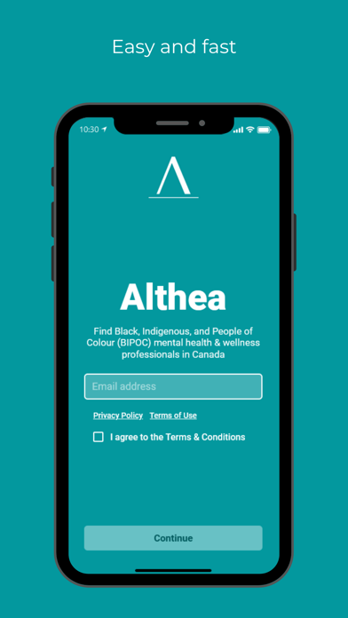 Althea Therapy Screenshot