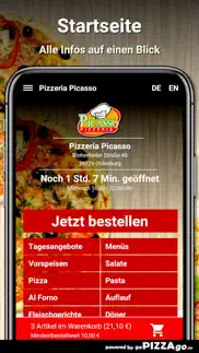 pizzeria picasso oldenburg iphone screenshot 2