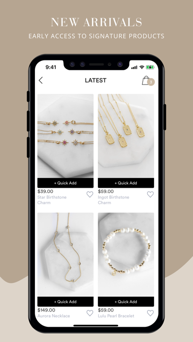 Francesca Jewellery Screenshot