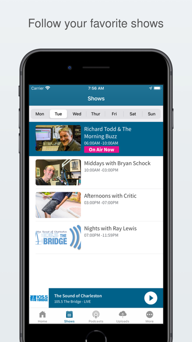 The Bridge 105.5 FM Screenshot