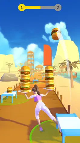 Game screenshot Waitress On Roller apk