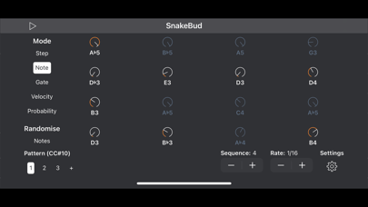 SnakeBud - AUv3 MIDI Sequencer Screenshot