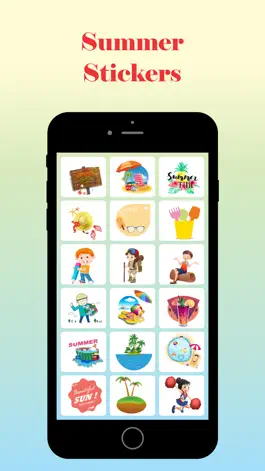 Game screenshot Summer Beach Stickers apk