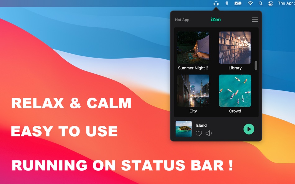 #2. iZen - White Noise (macOS) 由: 志勇 吴