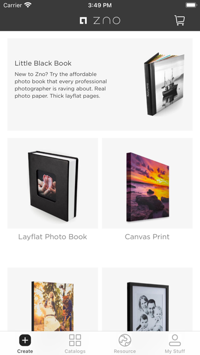 Zno: Photo Books & Prints Screenshot
