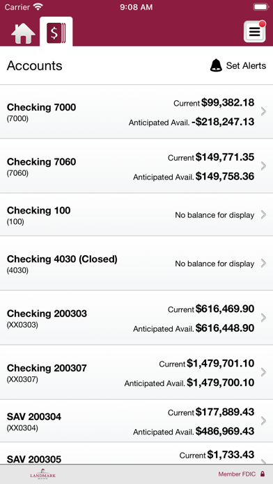 Landmark Bank Business Screenshot