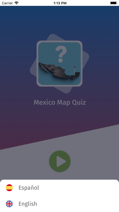Mexico: States Map Quiz Game Screenshot