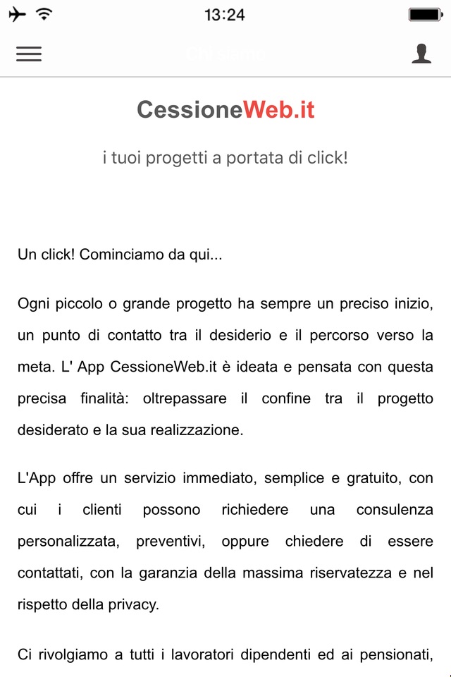Cessione Web screenshot 3