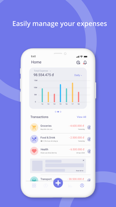 Spendy: Money Tracker Screenshot