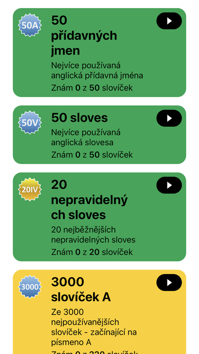 Cool Vocabulary Screenshot