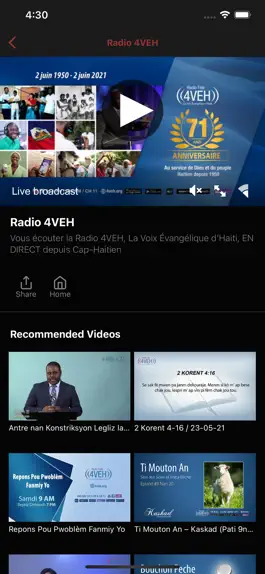 Game screenshot Radio Tele 4VEH Haiti apk