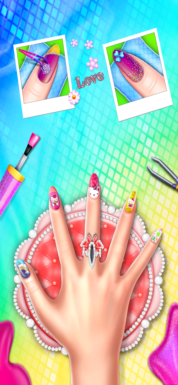 Kitty Nail Salon Game for Girl