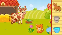 Game screenshot Весёлая ферма для детей! Пазлы hack