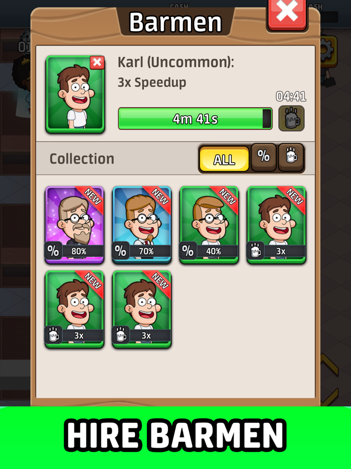 Idle Bar Story Tycoon Game