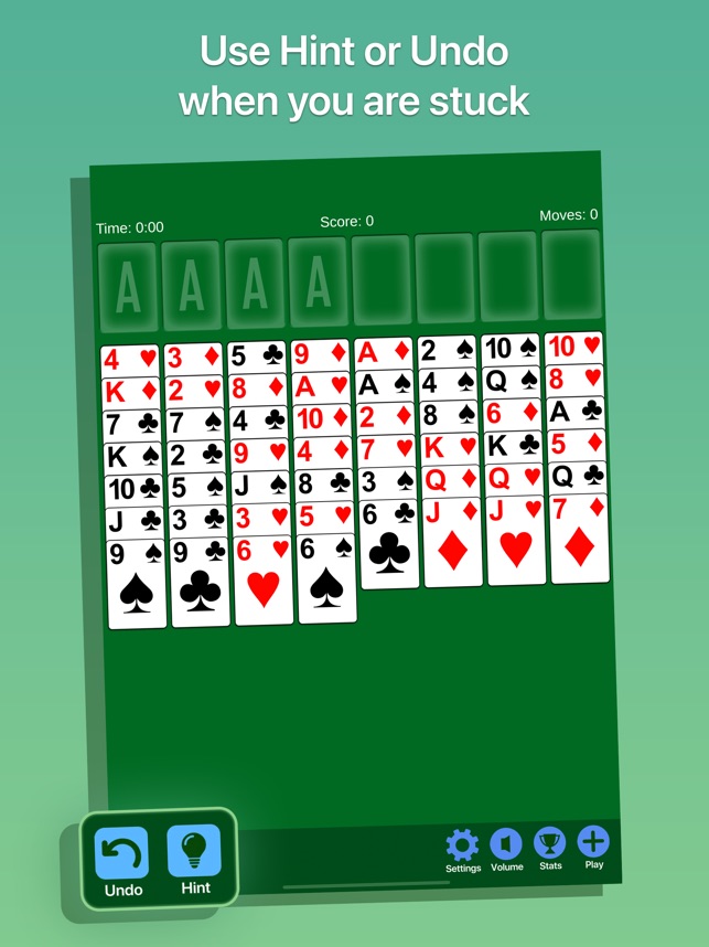 Play Double Freecell Solitaire: Free Online Double Freecell Card Game With  No App Download
