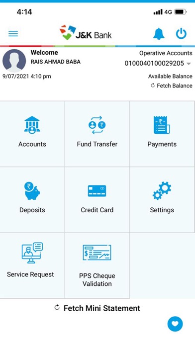 J&K Bank mPay - Delight Screenshot
