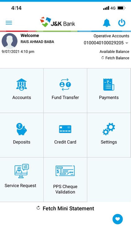 J&K Bank mPay - Delight