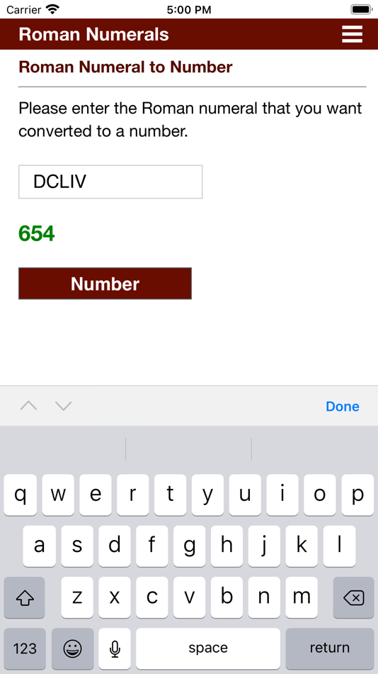 #3. Roman Numeral (iOS) 게시자: H Valeur