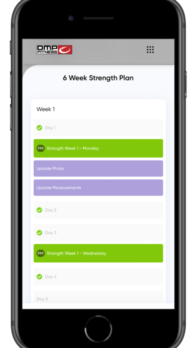 DMP Fitness Screenshot