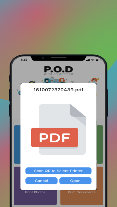 P.O.D App Screenshot