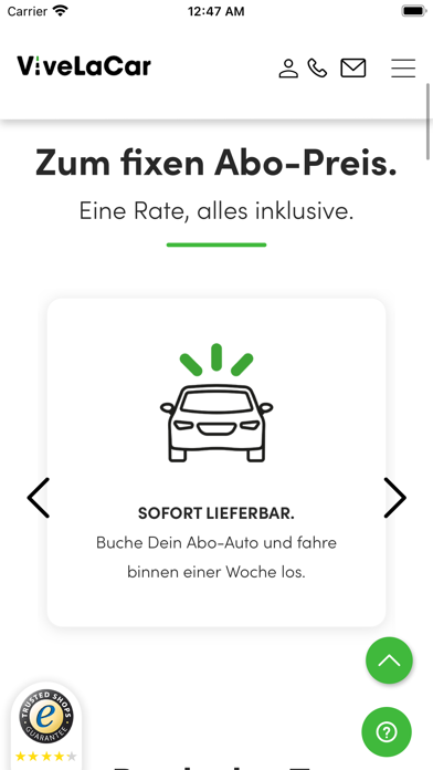 ViveLaCar Auto-Abo Screenshot