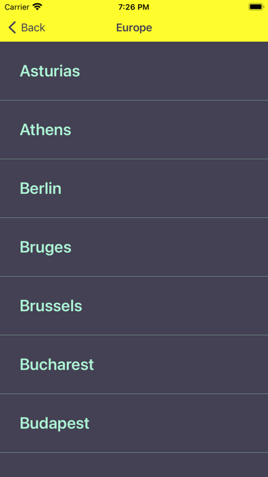 Travelista Screenshot