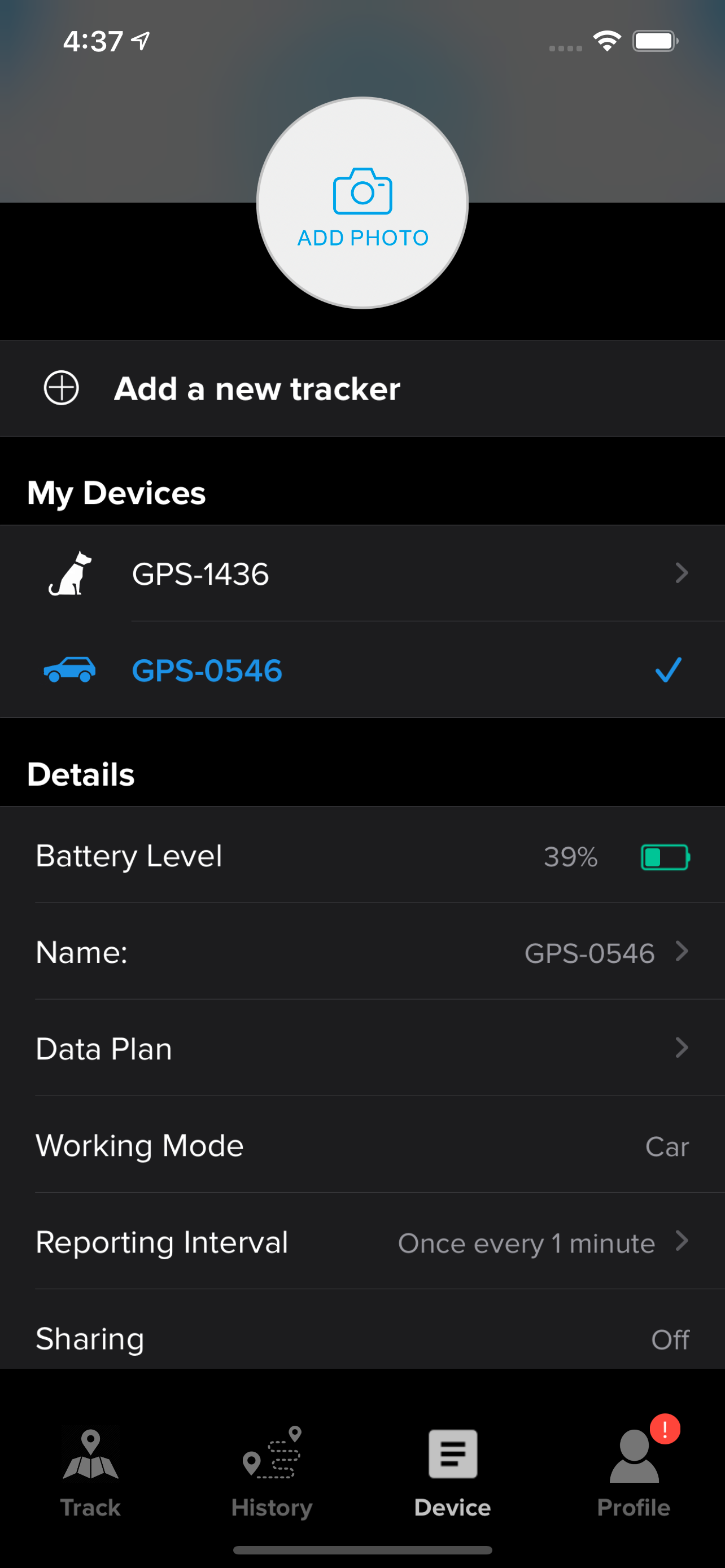 Eureka GPS Tracker