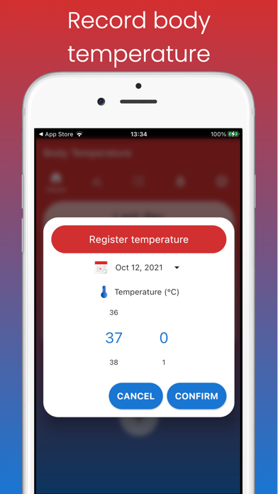 Body Temperature App screenshot 2
