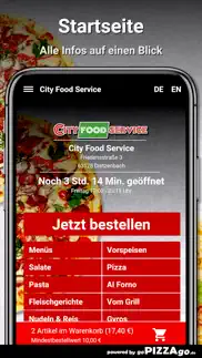 city food service dietzenbach iphone screenshot 2