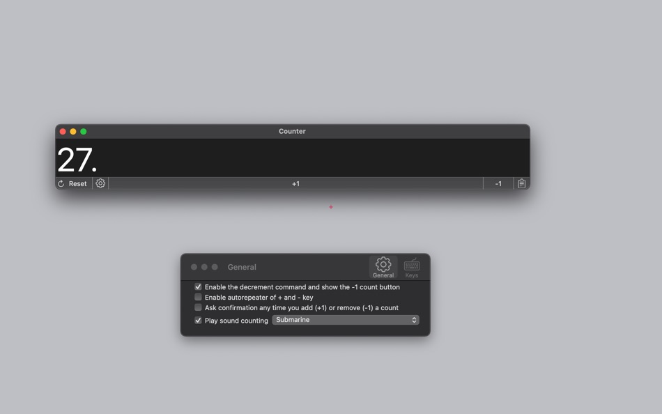 #1. Counter 1 (macOS) By: Roberto Panetta