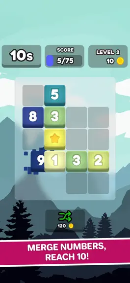 Game screenshot Merge 10 - Brain Puzzle mod apk