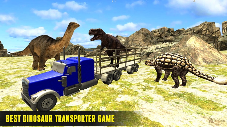 Dinosaur Transporter Trucks 3D