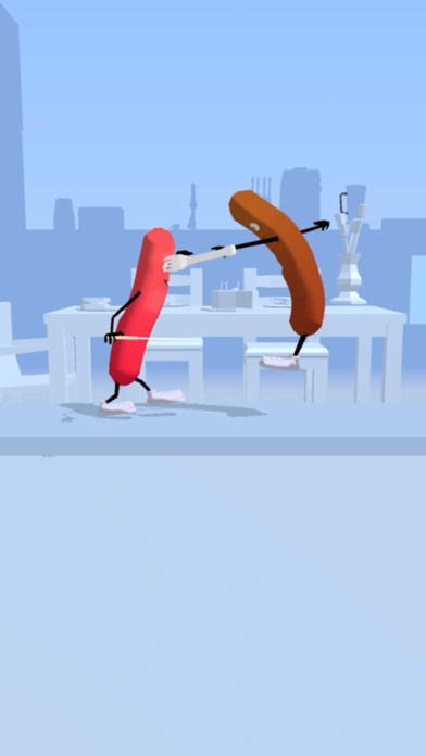 Sausage Fight - Angel Fighting Screenshot