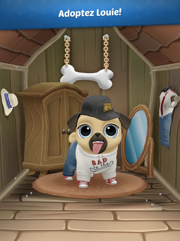 Screenshot #4 pour Chien Virtuel Louie le Pug