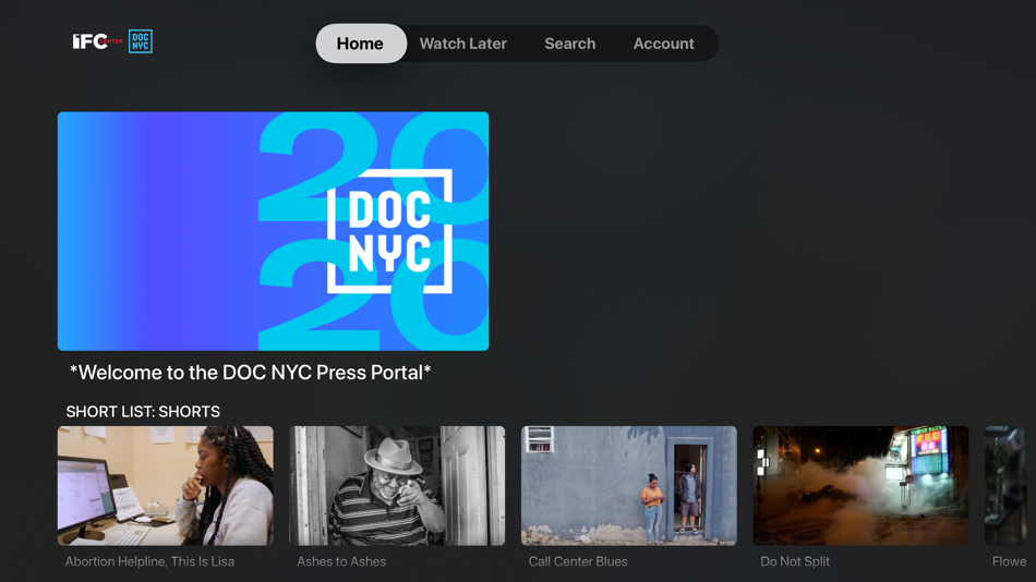 #2. DOC NYC (iOS) 由: Cinesend