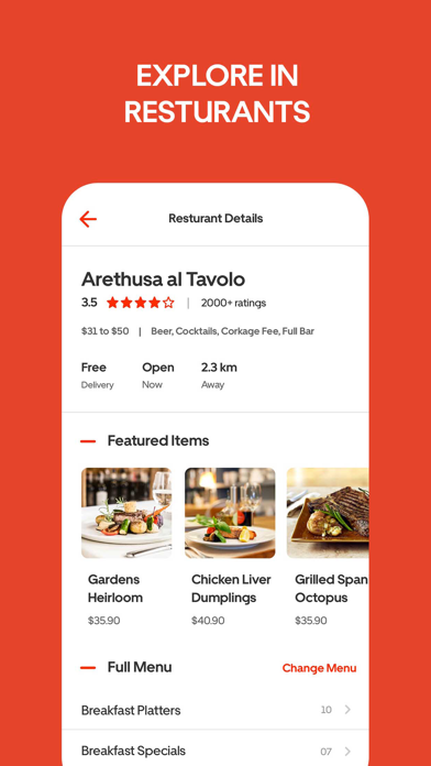 BONO: Food Delivery Screenshot