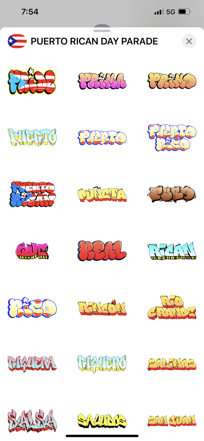 PUERTO RICAN DAY PARADE MEMOJI