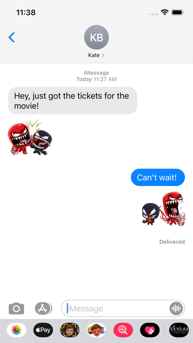 Screenshot #1 pour Venom Movie Stickers
