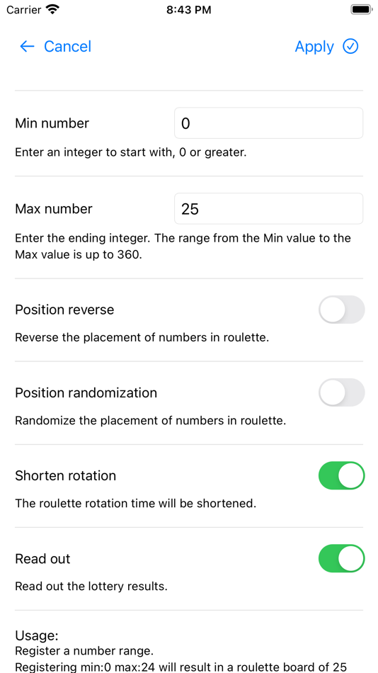 #3. Number Roulette (iOS) 由: akira ohmachi